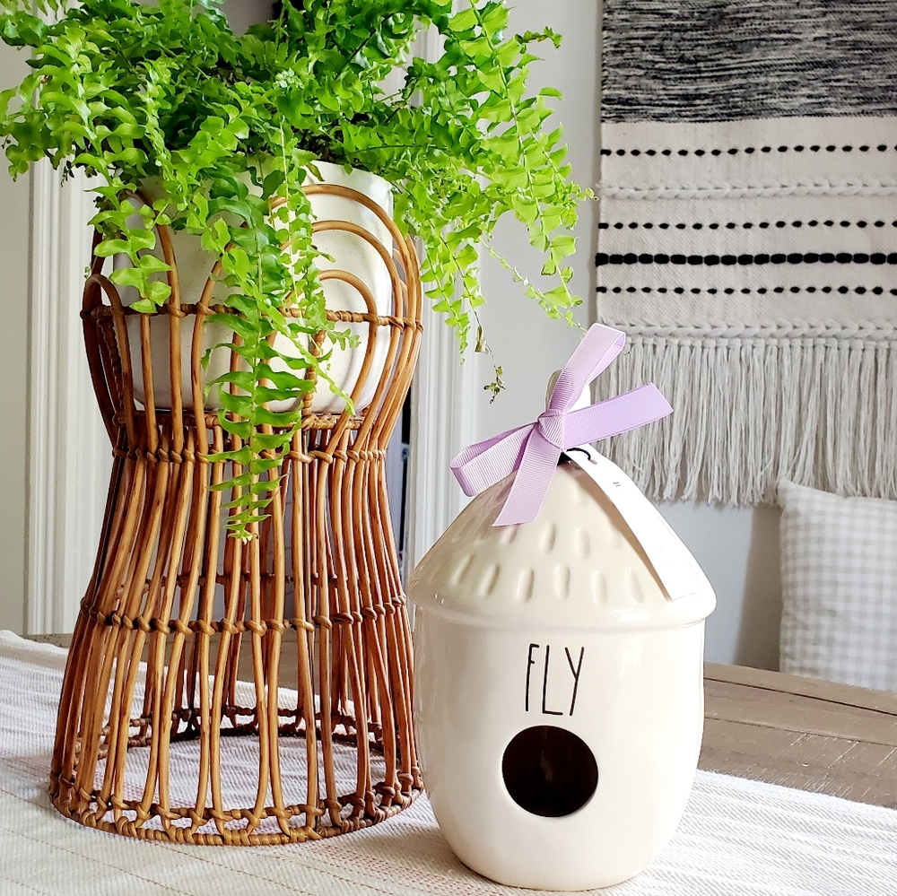 Rae Dunn Home Acorn 'FLY' Birdhouse By Magenta